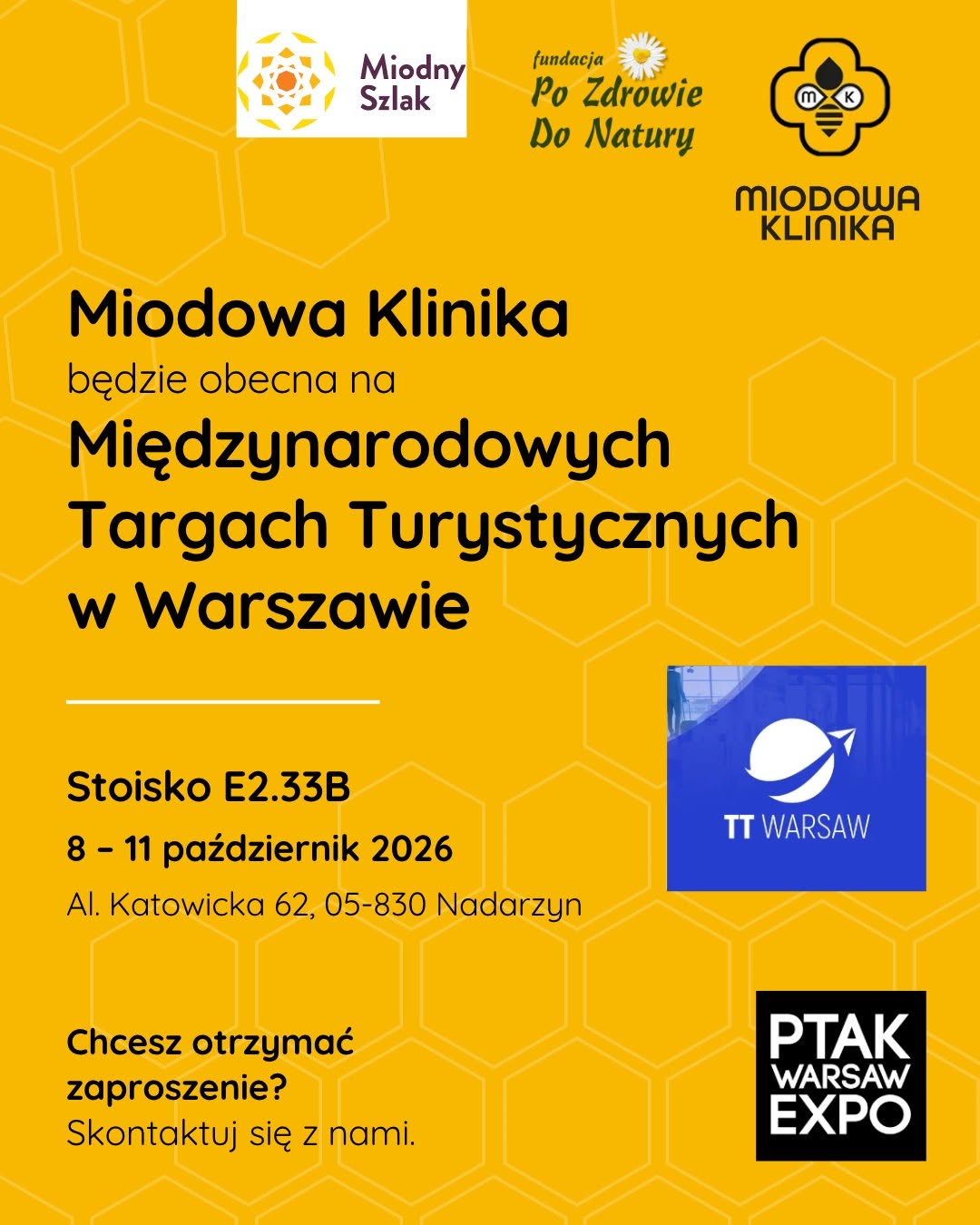 Miodny Szlak na Międzynarodowych Targach Turystycznych w Warszawie